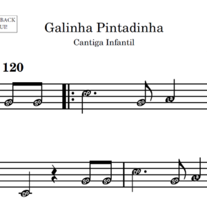Galinha Pintadinha - Partitura para Instrumentos em Sib