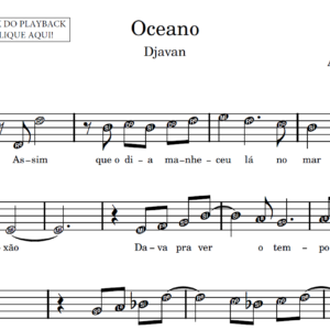 Oceano - Partitura para Instrumentos em Sib