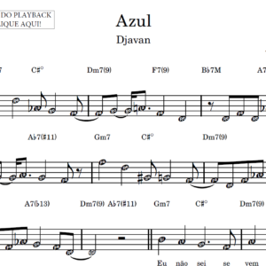Azul - Partitura Facilitada