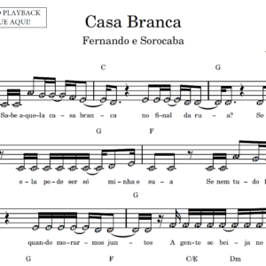 Casa Branca - Partitura Facilitada