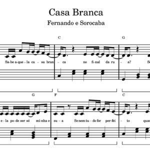 Casa Branca - Partitura para Piano