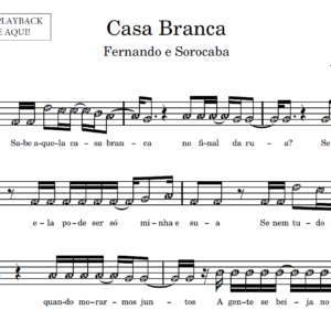 Casa Branca - Partitura para Sax Alto