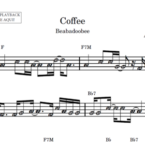 Coffee - Partitura Facilitada