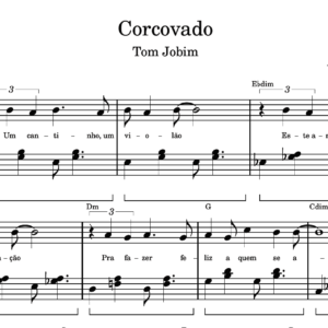 Corcovado - Partitura para Piano