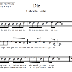 Diz - Partitura para Sax Alto