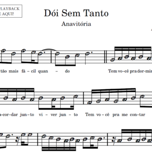 Dói Sem Tanto - Partitura para Sax Alto