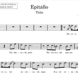 Epitáfio - Partitura para Instrumentos em Sib