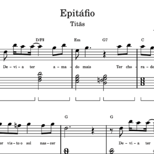 Epitáfio - Partitura para Piano
