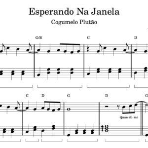 Esperando Na Janela - Partitura para Piano
