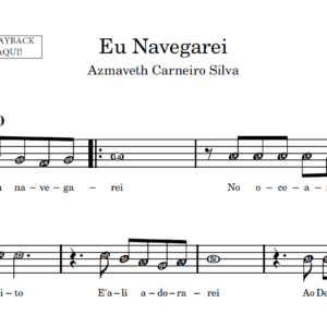 Eu Navegarei - Partitura para Sax Alto