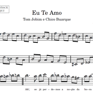 Eu Te Amo - Partitura para Sax Alto