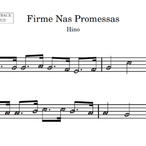 Firme Nas Promessas - Partitura para Instrumentos em Sib