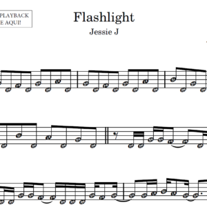 Flashlight - Partitura para Instrumentos em Sib