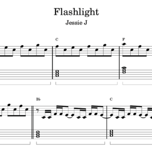 Flashlight - Partitura para Piano