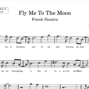 Fly Me To The Moon - Partitura para Instrumentos em Sib