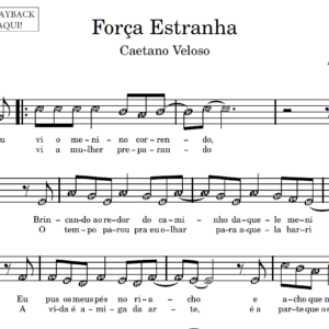 Força Estranha - Partitura para Instrumentos em Sib