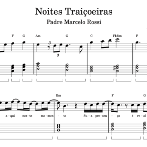 Noites Traiçoeiras - Partitura para Piano - Fácil