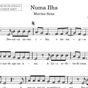 Numa Ilha - Partitura para Instrumentos em Sib