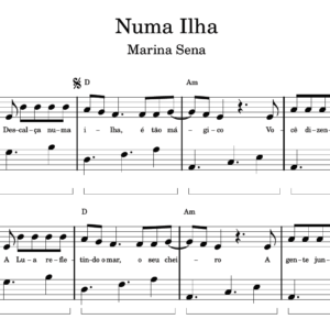 Numa Ilha - Partitura para Piano