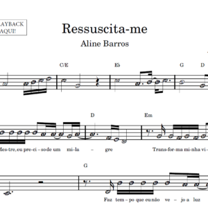 Ressuscita-me - Partitura Facilitada