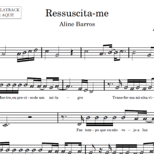 Ressuscita-me - Partitura para Sax Alto