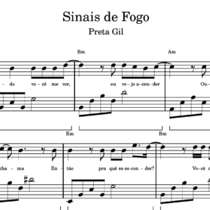 Sinais de Fogo - Partitura para Piano