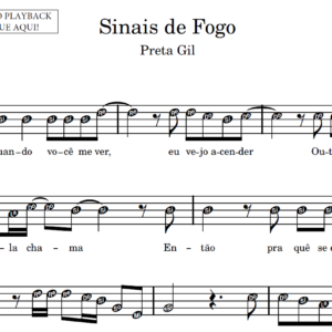 Sinais de Fogo - Partitura para Sax Alto