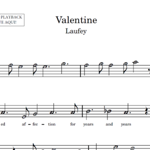 Valentine - Partitura para Sax Alto