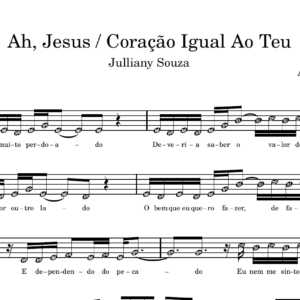 Ah, Jesus / Coração Igual Ao Teu - Instrumentos em Sib