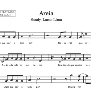 Areia - Partitura para Sax Alto