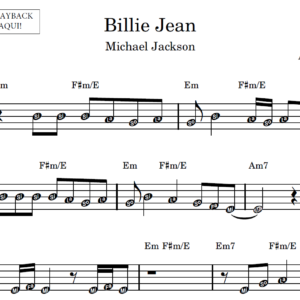 Billie Jean - Partitura Facilitada