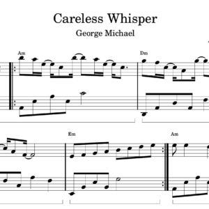 Careless Whisper - Partitura para Piano