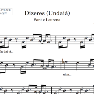 Dizeres - Partitura para Instrumentos em Sib