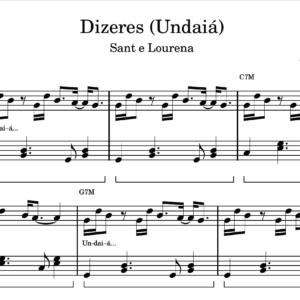 Dizeres - Partitura para Piano