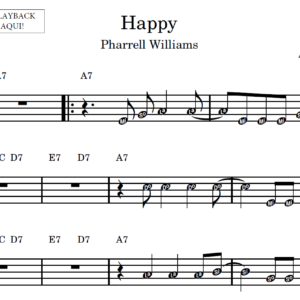Happy - Partitura Facilitada