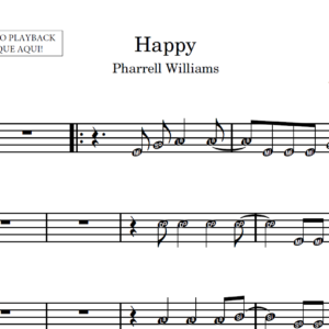 Happy - Partitura para Sax Alto