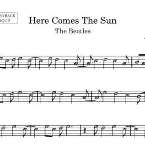 Here Comes The Sun - Partitura para Sax Alto