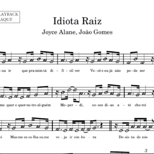 Idiota Raiz - Partitura para Instrumentos em Sib