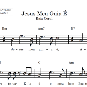 Jesus Meu Guia É - Partitura Facilitada