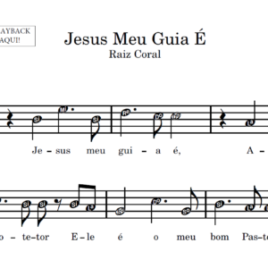 Jesus Meu Guia É - Partitura para Instrumentos em Sib