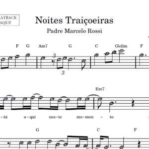 Noites Traiçoeiras - Partitura Facilitada