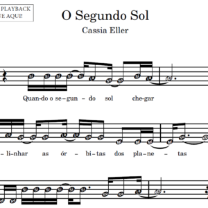 O Segundo Sol - Partitura para Sax Alto