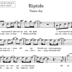 Riptide - Partitura para Sax Alto