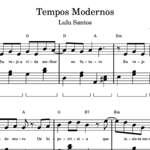 Tempos Modernos - Partitura para Piano
