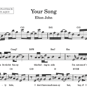 Your Song - Partitura Facilitada