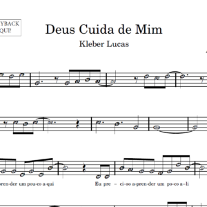 Deus Cuida de Mim - Partitura para Sax Alto