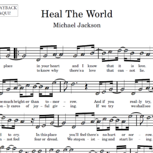 Heal The World - Partitura para Instrumentos em Sib