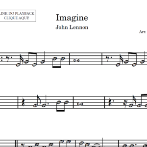 Imagine - Partitura para Sax Alto