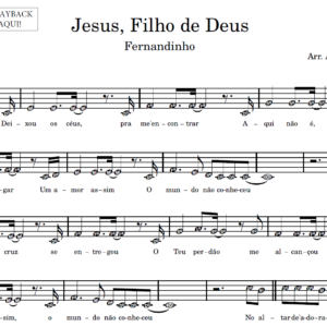 Jesus, Filho de Deus - Partitura para Instrumentos em Sib