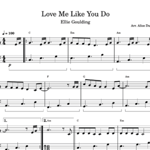 Love Me Like You Do - Partitura para Piano